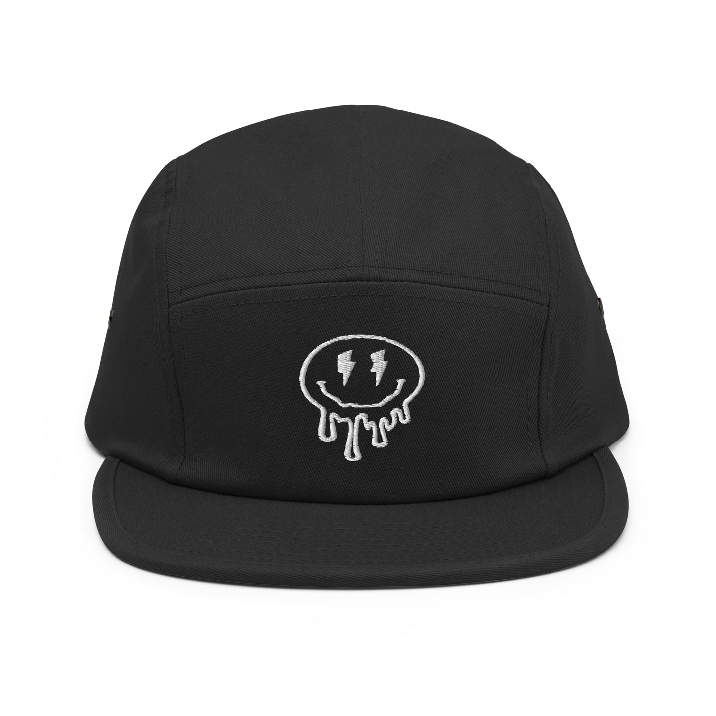 Lazy Smiles Embroidered 5 Panel Hat